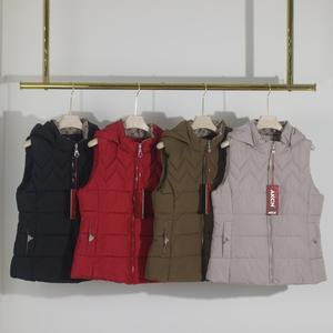 Custom Oem invierno otoño señoras mujeres <span class=keywords><strong>largo</strong></span> grueso sin mangas de algodón <span class=keywords><strong>acolchado</strong></span> burbuja Gilet chalecos <span class=keywords><strong>chaleco</strong></span> mujeres abajo Puffer <span class=keywords><strong>chaleco</strong></span> - Product Image 2