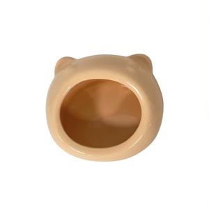 Forma di <span class=keywords><strong>orso</strong></span> criceto in ceramica Runpin Xx-0019 raffreddamento Comfort di raffreddamento criceto nido in colore Macron piccolo animale domestico ciotola per bere - Product Image 1
