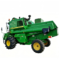 Moissonneuse-batteuse à roues multi-cultures John Deere C230 d'occasion haute performance 201 CV excellent état faible consommation pour maïs, blé, riz