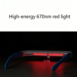 670nm Red <b>Light</b> for Eye Comfort & Visual Wellness, 480nm Blue <b>Light</b> for Energy/Mood/Sleep Support, <b>Light</b> Therapy Eyewear & <b>Timer</b> - Product Image 2