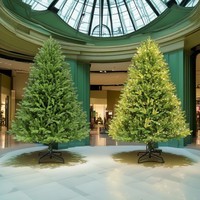 Sapin de Noël Haut de Gamme en PE Pur, LED Bicolore, Télécommande Intégrée, 1.2m/1.5m/1.8m/2.1m/2.4m/2.7m/3.0m, Luxe