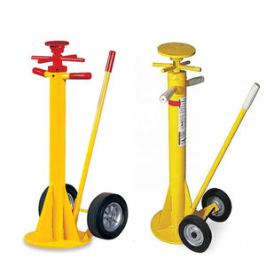 Сверхмощный стальной предохранительный подъемный домкрат 100000LBS/45-тонная Статическая грузоподъемность прицепа контейнер стабилизирующий домкрат стенд - Product Image 2