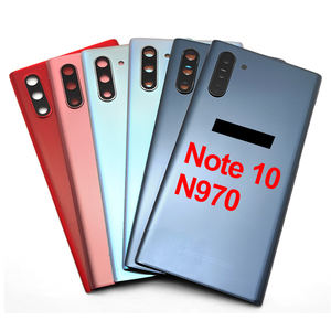 Original pour Samsung pour <span class=keywords><strong>Galaxy</strong></span> Note10 boîtier noir panneau boîtier porte arrière <span class=keywords><strong>coque</strong></span> en verre couvercle de la batterie avec barre pour les modèles N97 - Product Image 1