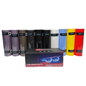 Pellicola per Fari Auto TPH Autorigenerante ad Alta Definizione 0.3x15M, Pellicola Poliuretanica TPH Cambia Colore per Fari - Product Image 1