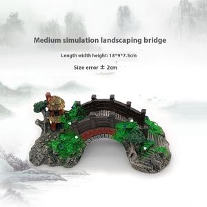 Decoración de acuario Arabest, adornos para peceras, Material de resina, modelo de puente Artificial para agua dulce - Product Image 3