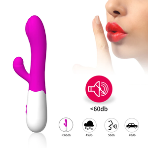 Vibradores de mano empujando conejo consolador 10 <span class=keywords><strong>vibrador</strong></span> clítoris punto G estimulador masturbación conejo Vibradores para mujeres - Product Image 4