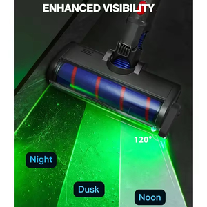 Luz de Detección de Polvo Recargable para Aspiradora, Accesorio de Luz Verde, Compatible con <span class=keywords><strong>Dyson</strong></span> Hark Reveal <span class=keywords><strong>Micro</strong></span> Dust - Product Image 6