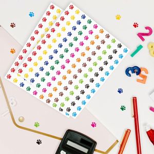 6000 pegatinas mini de huellas de perro/cachorro para tabla de incentivos infantiles y etiquetas de planificador de recompensas para profesores, material de oficina y escolar - Product Image 4