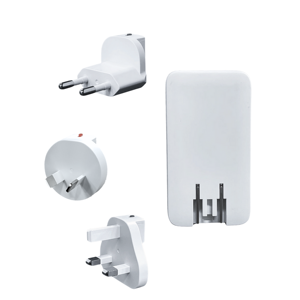 Adaptateur de voyage à charge rapide GaN 65W, compatibilité universelle - Product Image 1
