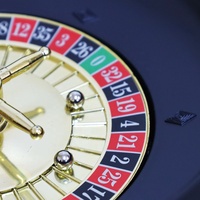 EASTOMMY Table de roulette de casino en plastique de vente chaude de ET-105095, jeu de poker pour faire pivoter le jeu