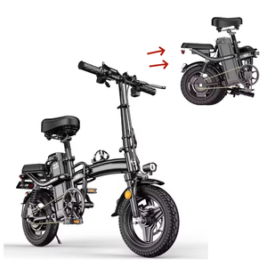 Vélo Électrique <span class=keywords><strong>Pliant</strong></span> avec Cadre Léger et Selle Confortable, E-Vélo Portable pour les Déplacements Urbains et le Rangement Facile - Product Image 2