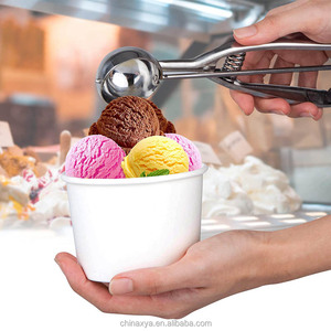 Gobelets, coupes et <span class=keywords><strong>cornets</strong></span> à <span class=keywords><strong>glace</strong></span> jetables en papier compostable à paroi simple avec couvercle en PET, capacité <span class=keywords><strong>de</strong></span> 3 oz - Product Image 5