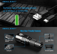 IMALENT MS03 EDC Lampe torche puissante 13000 Lumens Cree70.2 LED Lampe de poche
