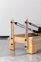 Mini équipement de studio de conception pour enfants, machine de Pilates Reformer en bois d'érable et de chêne, usage commercial