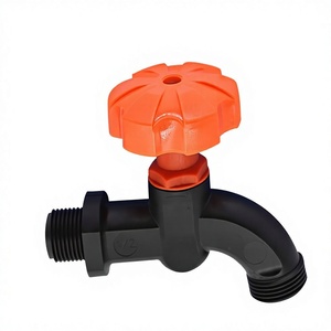 DaringFish Moderne Technische Kunststof Draadkraan Rood/Zwart Landbouwkas Tuinbesproeiing Druppelbevloeiing Benodigdheden - Product Image 1