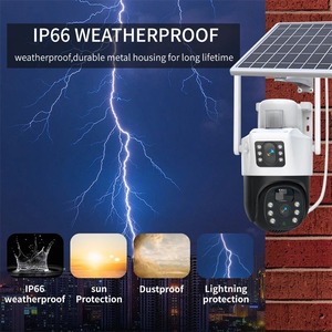 V380 Pro <span class=keywords><strong>Cámara</strong></span> CCTV de seguridad PTZ con energía solar WiFi al aire libre 4G con tarjeta SIM <span class=keywords><strong>Cámara</strong></span> solar - Product Image 6
