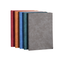 Cuaderno de cuero Pu A5, páginas interiores personalizadas, cuaderno de notas para ejercicio escolar, cuaderno de composición con logotipo