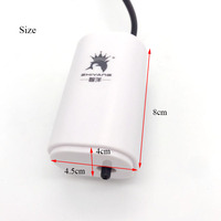 Compresseur d'air pour aquarium mini ultra-silencieux 220V 3W, pompe à oxygène pour aquarium, pompe à oxygène pour aquarium, une sortie, accessoire essentiel pour aquarium