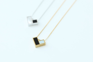 Collier de composition en or jaune 14K avec diamants, vente en gros de bijoux fins, fabricant de bijoux, collier de créateur personnalisé, OEM ODM - Product Image 4
