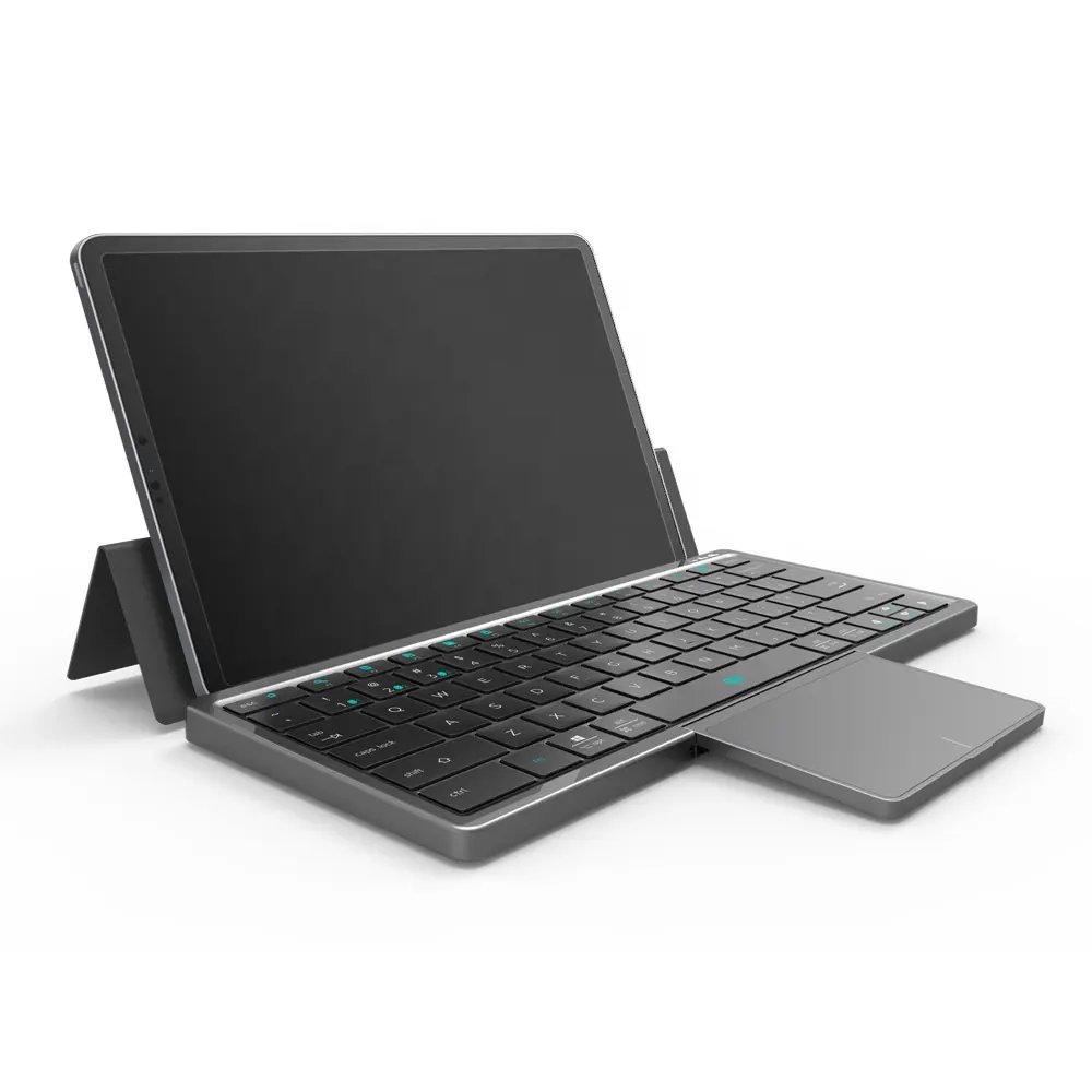 Funda universal delgada con panel táctil para tableta, teclado inalámbrico, ratón, para iPad de 10 pulgadas