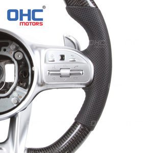 Volante inteligente LED de fibra de carbono para <span class=keywords><strong>Mercedes</strong></span> <span class=keywords><strong>Benz</strong></span> <span class=keywords><strong>Amg</strong></span> W205 W204 W211 montaje de volante Ohc - Product Image 3