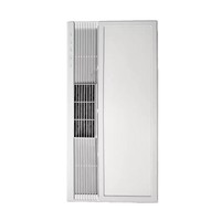 Ventilateur de plafond PTC en plastique pour salle de bain, double puissance 1200W/2200W avec fonction de ventilation et d'éclairage, fonctionnement silencieux à 48 dB