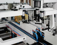 Machine automatique de pliage et de collage de petites boîtes SHH-800AG, mini plieuse-colleuse de boîtes droites à fond à verrouillage automatique