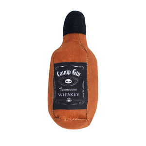 Playful Liquor Bottle <b>Cat</b> <b>Toy</b> Plush Catnip Sound Making <b>Interactive</b> Pet <b>Toy</b> For Teasing And Playing With <b>Cats</b> - Product Image 1