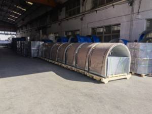 Capot de couverture de bande transporteuse industrielle en acier inoxydable nouveau étanche à la poussière pour la construction minière écologiquement métal - Product Image 5