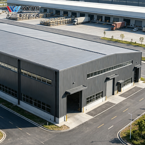 Entrepôt à structure en acier à travée libre pour la production et le stockage de matériaux - Product Image 1