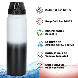 Gourde isotherme personnalisée à double paroi en acier inoxydable 304, isolation thermique 12-24h, écologique, pour entreprise - Product Image 5