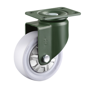 YTOP <span class=keywords><strong>5</strong></span> Zoll Lenk rollen Weiße Rollen PP Möbel Rad rollen - Product Image 1