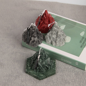 Bougie parfumée en forme de montagne en cire de fleur de glace de haute qualité OEM pour la décoration de la maison, les fêtes, les bars, les cadeaux d'anniversaire - Product Image 2