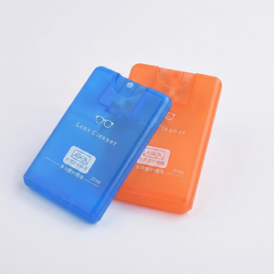 プラスチックポータブルスクエアカード型眼鏡眼鏡レンズクリーナースプレーレンズ洗浄液メガネ洗浄液 - Product Image 4