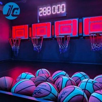 Matériel de PC de jeu de partie active d'équipement de jeu de panier de basket-ball d'intérieur électronique interactif pour l'utilisation d'aéroport