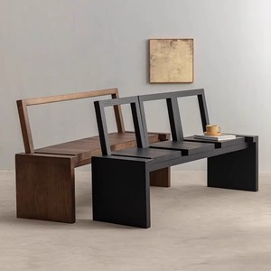 Light Luxury Modern Solid Wood Multi-Purpose <b>Stool</b> Quiet Style Ottoman <b>Bedroom</b> Bed End Living Room Shoe Changing - Product Image 1