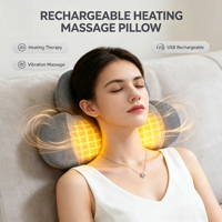 YLS Coussin de massage chauffant sans fil pour le cou, très vendu, pour soulager la douleur, massage des tissus profonds, appareil cervical 3-en-1