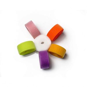 Rouleau de bande auto-agrippante Velcro colorée, largeurs 2cm, 2.5cm, 3cm, 3.8cm, 4cm, 5cm, 6cm, 8cm, 10cm, 15cm - Product Image 1
