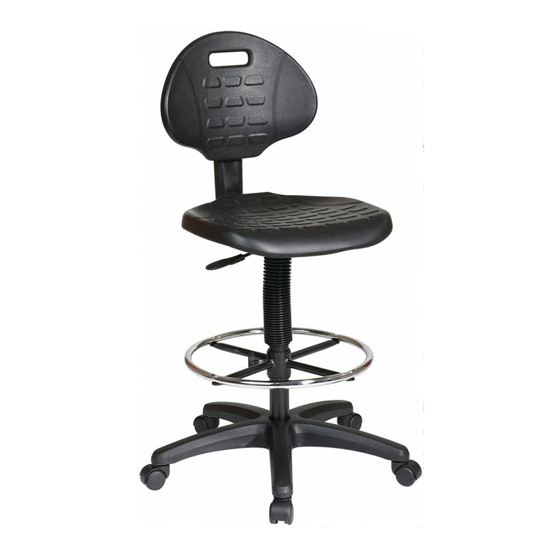 Height adjustable writing lab stool office chair computer chair with wheel