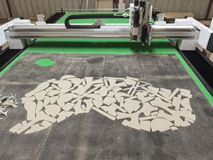 AMOR 2025 nuovo completamente automatico in pelle sintetica guanti Cutter scarpa che fa macchina di taglio con Scanner - Product Image 3