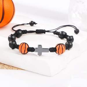 Futbol basketbol beyzbol voleybol futbol spor parti için oğlu torun yeğeni antrenör hediyeler için bilezikler oyunculardan yanadır - Product Image 2