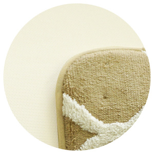 De tierra de <span class=keywords><strong>diatomeas</strong></span> lindo curva de algodón chenilla no bebé alfombra de baño - Product Image 2