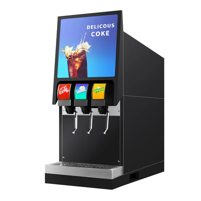 Komersial 3 pompa Dispenser minuman Cola mesin Cola Dispenser minuman