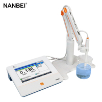 I300F pH Fluoride Ion Meter Sensor Sensitif Respon Cepat Kalibrasi Mudah Perangkat Pengujian Kualitas Air Tahan Lama