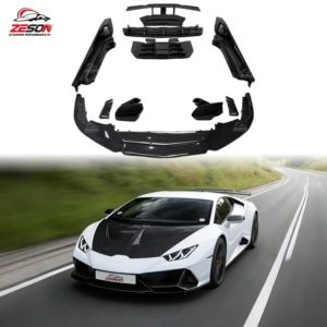 Kit Carrozzeria in Fibra di Carbonio Stile N per Lamborghini Huracan <span class=keywords><strong>EVO</strong></span> AWD RWD, Kit Aerodinamico in Fibra di Carbonio Secca - Product Image 1