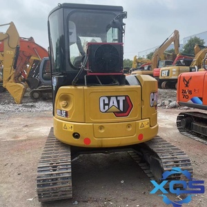 Excavatrice hydraulique Caterpillar 303.5E d'occasion, modèle 2022, seconde main, capacité de la benne de 0,12 m³, moteur, boîte de vitesses et pompe de 3,5 tonnes. - Product Image 2