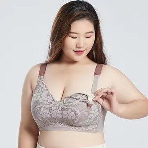 Offre Spéciale tous les jours grande taille push up stretch couverture complète rassemblement mince Bralette glace soie <span class=keywords><strong>allaitement</strong></span> <span class=keywords><strong>soutien</strong></span>-<span class=keywords><strong>gorge</strong></span> sous-vêtements femmes - Product Image 1