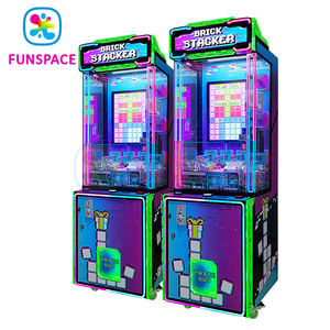 Fun space Mini <span class=keywords><strong>Brick</strong></span> Stacker Beste Fähigkeit Spiel maschine Unterhaltung Glück Preis Maschine für Game Center - Product Image 3