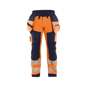 BLAKLADER - 182025135389C60 <b>Hi</b>-<b>vis</b> Softshell trousers <b>Orange</b>/Navy blue - EAN 7330509873342 <b>HI</b>-<b>VIS</b> WORKWEAR - Product Image 1