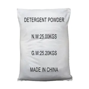 Bulk Washing Powder Laundry Detergent Soap Manufacturers Factory Wholesale 25kg 20kg 50kg 1 Ton China